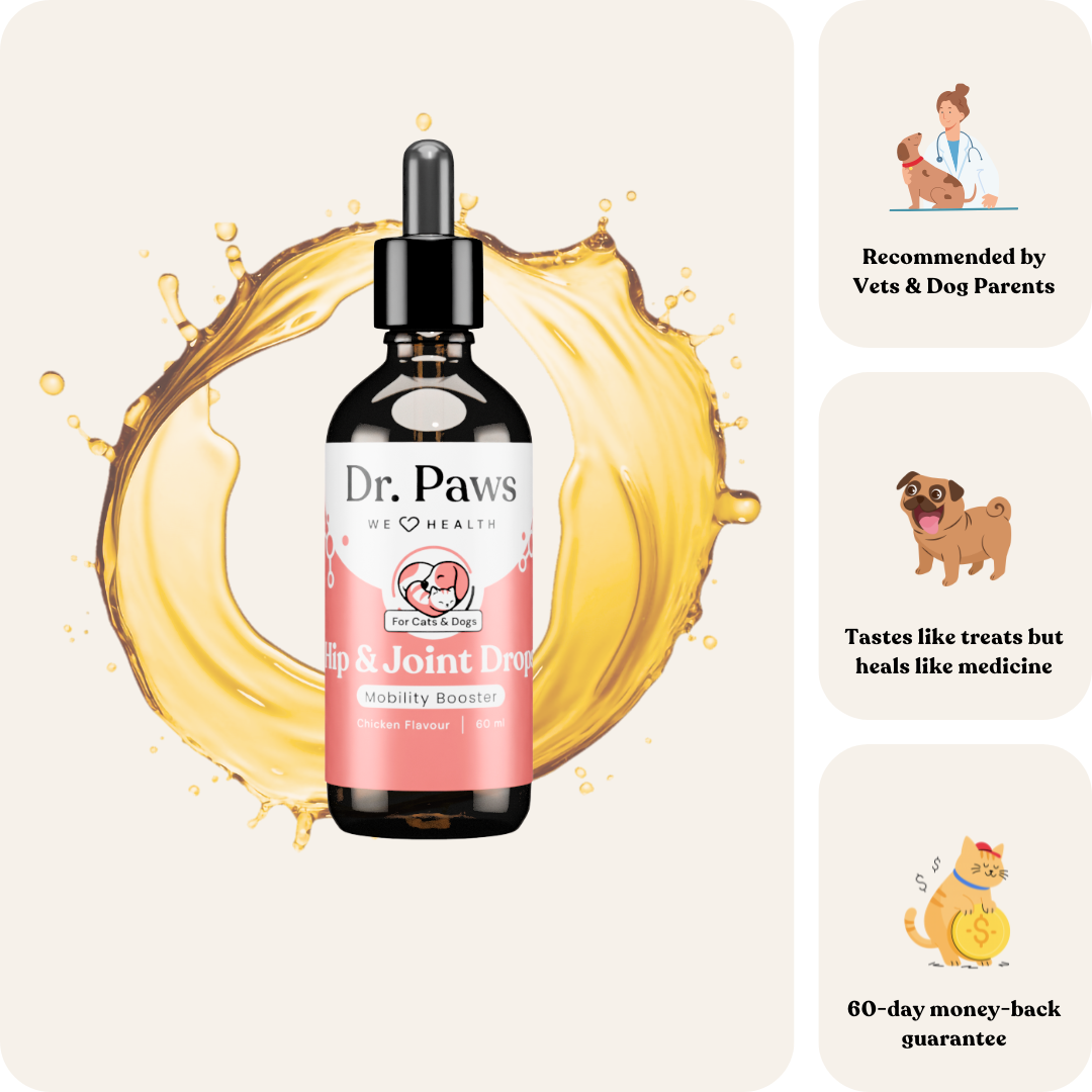 Hip & Joint Drops for Cats & Dogs