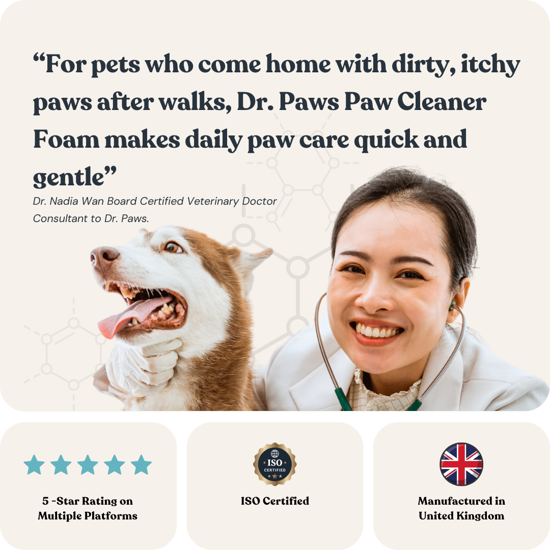 Paw Cleaner Foam for Cats & Dogs