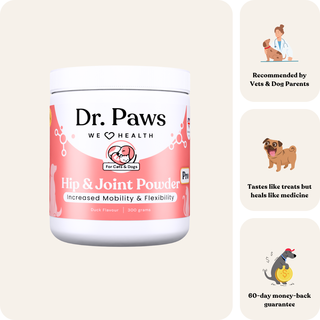 Hip & Joint Powder Pro for Cats & Dogs