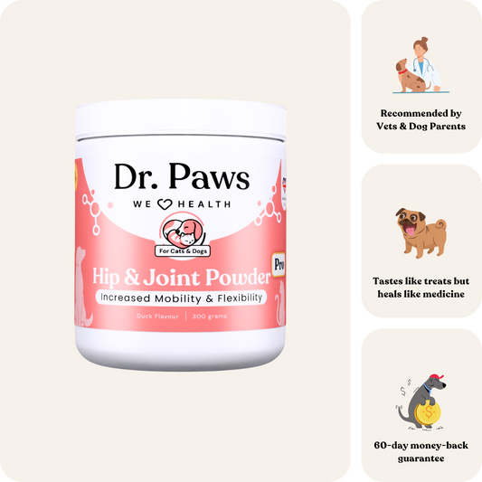 Hip & Joint Powder Pro for Cats & Dogs