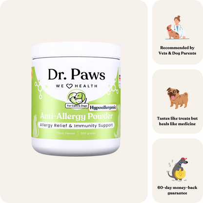 Hypoallergenic Anti-Allergy Powder for Cats &amp; Dogs