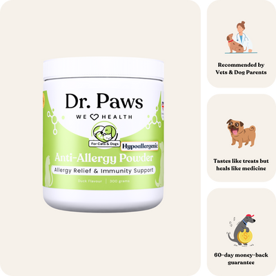 Hypoallergenic Anti-Allergy Powder for Cats & Dogs
