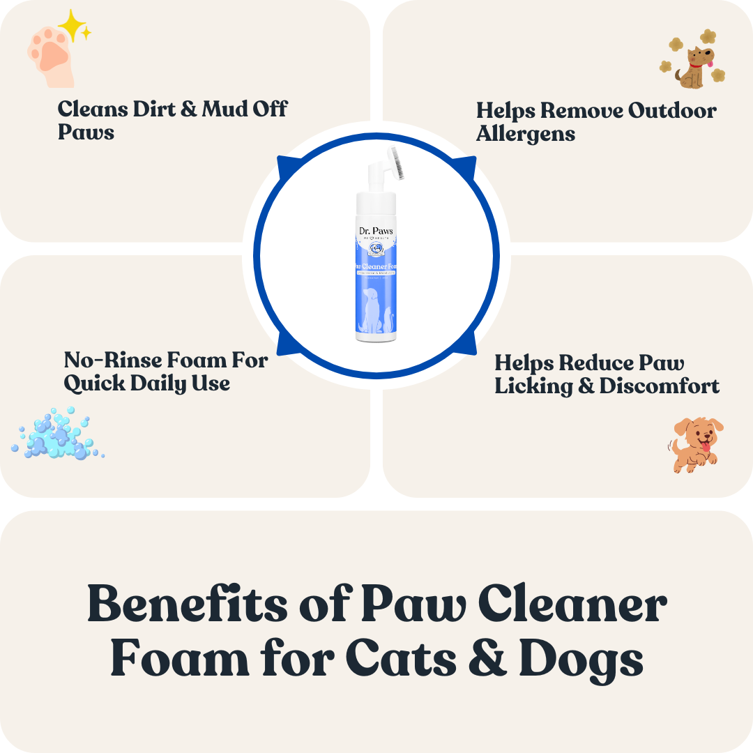 Paw Cleaner Foam for Cats &amp; Dogs